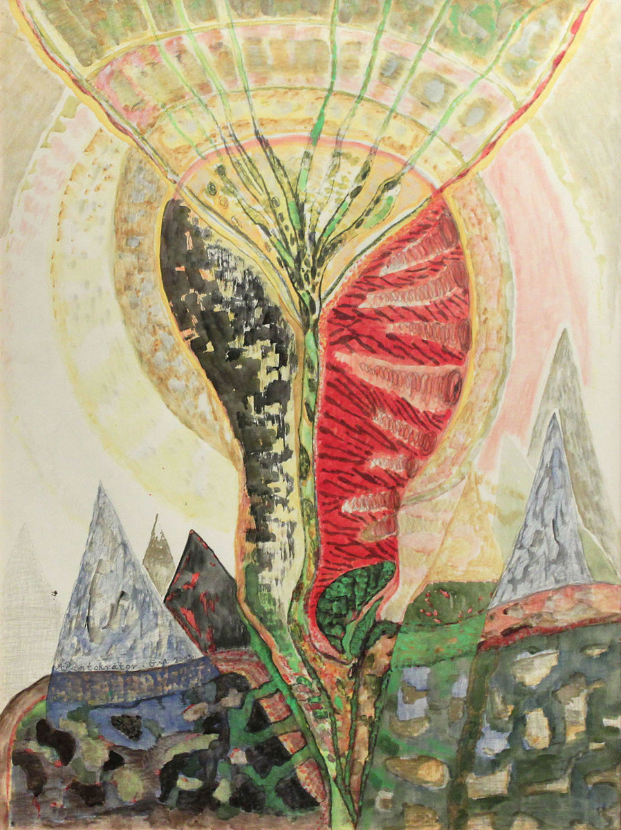 A Pantokrátor - p. vegy. tech. 80x60 cm (2003) A Pantokrátor - p. vegy. tech. 80x60 cm (2003)