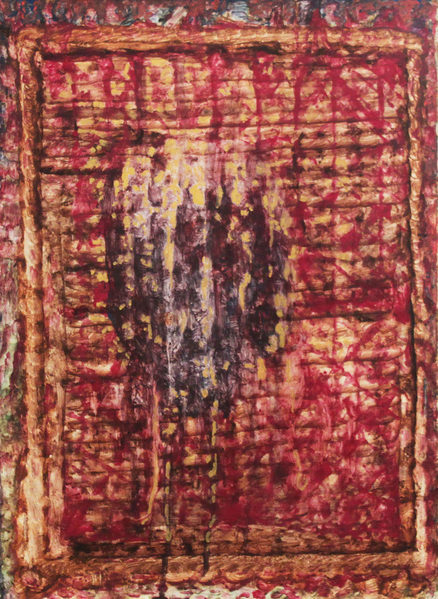 St Veronica's Veil I - paper, tempera 64x47.5 cm (1996)