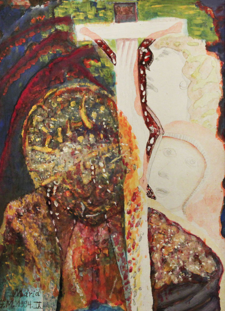 Mária - p. cer. temp. 53,5x40 cm (1994) Mária - p. cer. temp. 53,5x40 cm (1994)